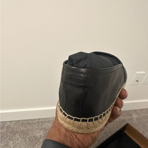 Yves Saint Laurent Monogram Espadrilles in Lambskin - Picture 6 of 8